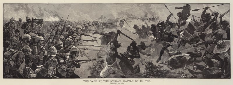 29 फरवरी 1884 को एल टेब की लड़ाई, सौदान में युद्ध द्वारा रिचर्ड केटन वुडविले जूनियर
