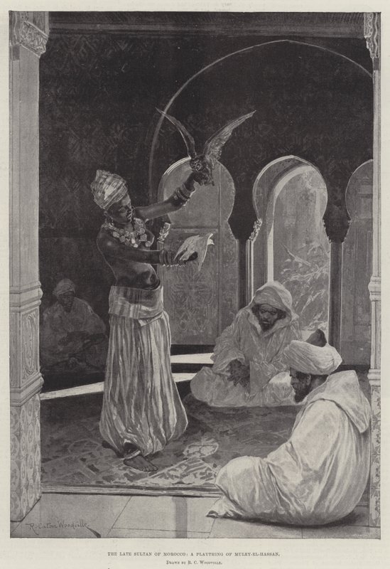 मोरक्को के दिवंगत सुल्तान, प्लेइंग ऑफ मूले-एल-हसन द्वारा रिचर्ड केटन वुडविले जूनियर