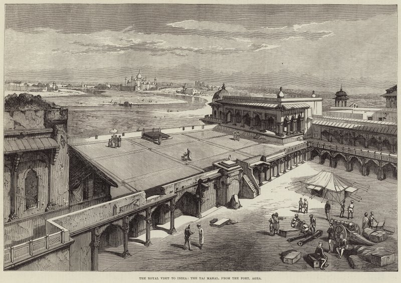 फोर्ट, आगरा से रॉयल विजिट टू इंडिया, ताजमहल द्वारा रिचर्ड प्रिंसिपल लीच