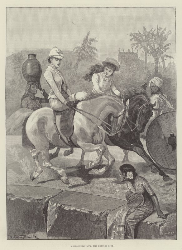 एंग्लो-इंडियन लाइफ, द मॉर्निंग राइड द्वारा रिचर्ड केटन वुडविले जूनियर