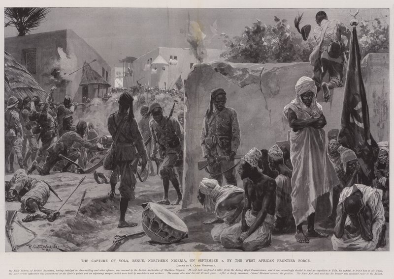 वेस्ट अफ्रीकन फ्रंटियर फोर्स द्वारा 2 सितंबर को उत्तरी नाइजीरिया के योला पर कब्जा द्वारा रिचर्ड केटन वुडविले जूनियर