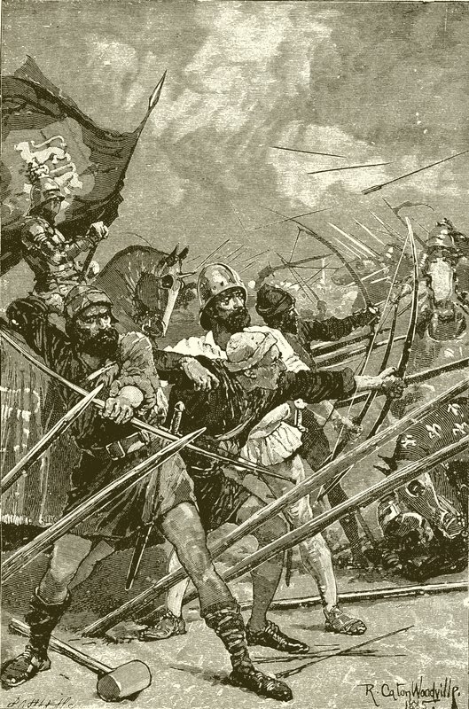 Azincourt के अंग्रेजी तीरंदाज द्वारा रिचर्ड केटन वुडविले जूनियर