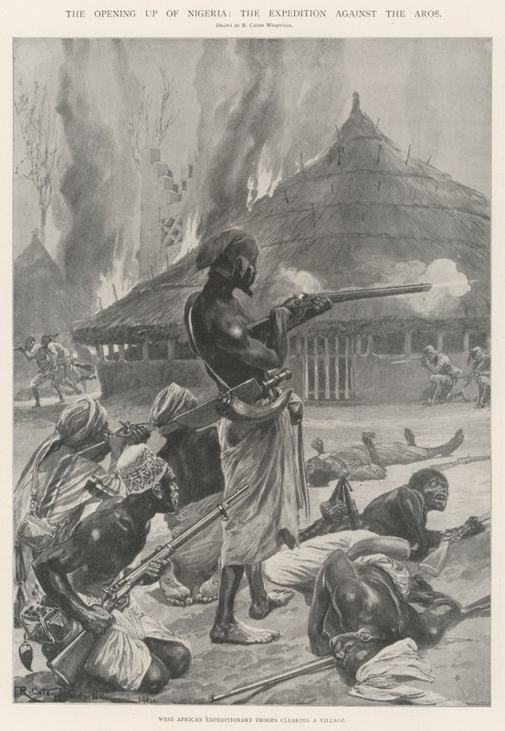 नाइजीरिया के उद्घाटन, एरोस के खिलाफ अभियान द्वारा रिचर्ड केटन वुडविले जूनियर