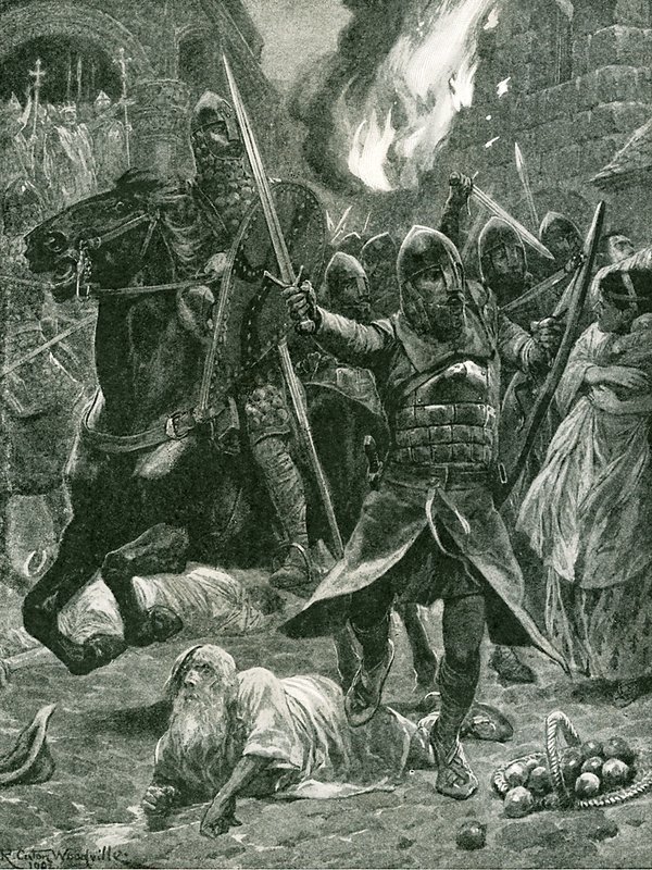 विलियम I, क्रिसमस दिवस, 1066 की मान्यता का परिणाम है द्वारा रिचर्ड केटन वुडविले जूनियर