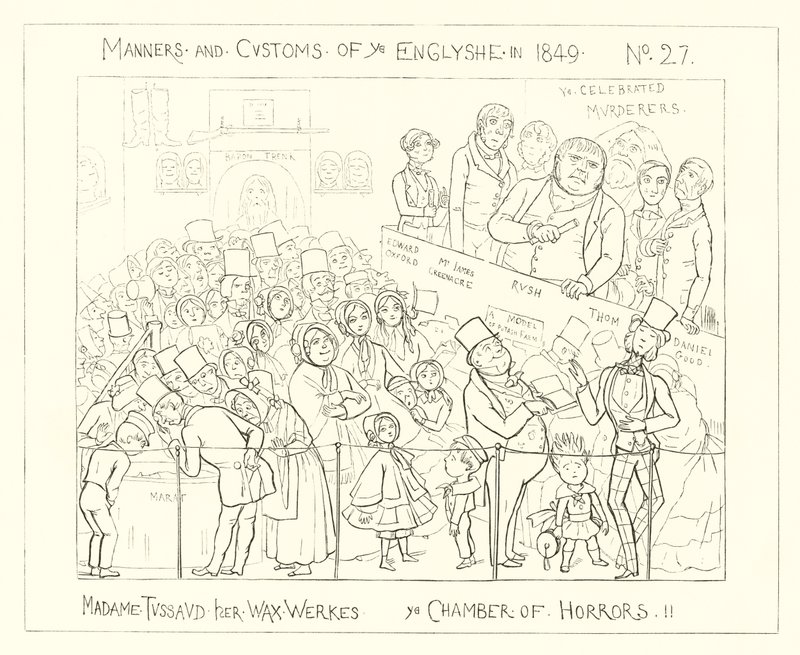 1849, मैडम तुसाद वैक्सवर्क्स, द चेंबर ऑफ़ हॉरर्स द्वारा रिचर्ड डॉयल