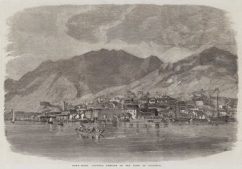 हांगकांग, विक्टोरिया के शहर का केंद्रीय भाग द्वारा रिचर्ड प्रिंसिपल लीच