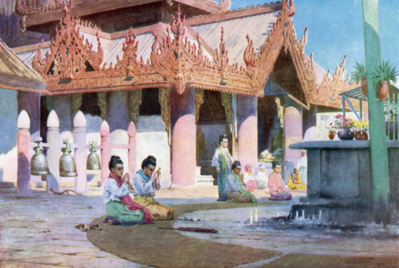 पैगोडा प्लेटफार्म, क्रोम पर प्रार्थना द्वारा रॉबर्ट जॉर्ज टैलबोट केली