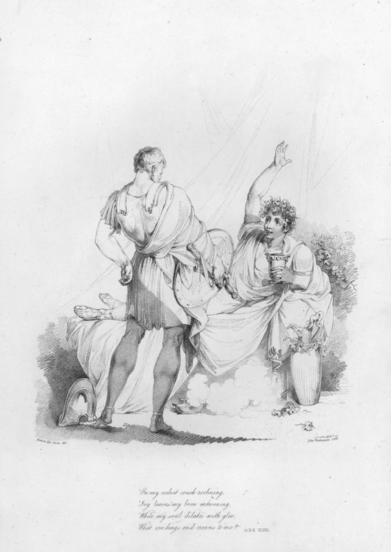 एनाक्रेओन, ओड XLVIII (उत्कीर्णन) द्वारा रॉबर्ट केर (बाद) पोर्टर