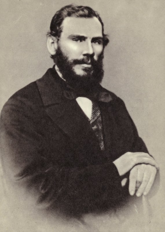 एलएन टॉल्स्टोई, मॉस्को, 1862 द्वारा रूसी फोटोग्राफर