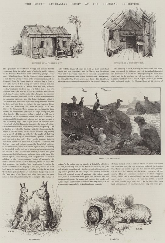 औपनिवेशिक प्रदर्शनी में दक्षिण ऑस्ट्रेलियाई न्यायालय द्वारा एसटी डैड