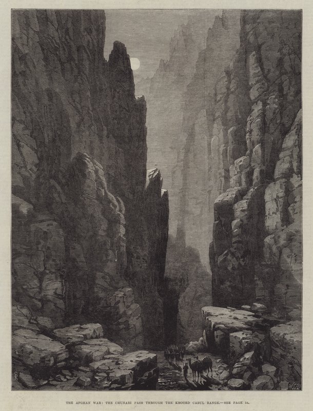 अफगान युद्ध, चुनरी दर्रा खोर्ड कैबुल रेंज से होकर गुजरता है द्वारा शमूएल पढ़ें