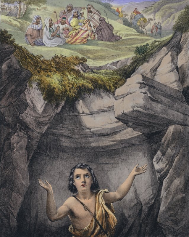 यूसुफ ने अपने भाइयों द्वारा गड्ढे में डाला द्वारा सीगफ्राइड डेटलर बेंडिक्सन