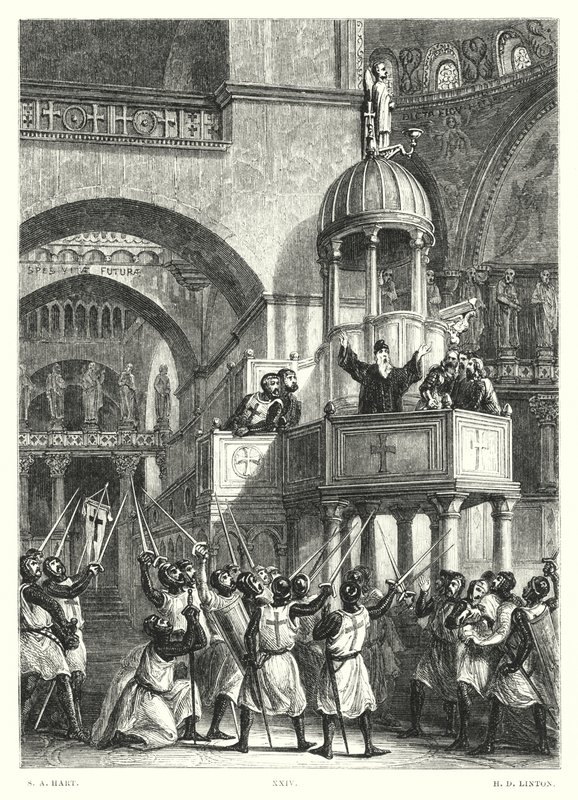 लॉर्ड बायरन के चाइल्ड हेरोल्ड, कैंटो IV, स्टांजा 12 (उत्कीर्णन) द्वारा सोलोमन अलेक्जेंडर हार्ट