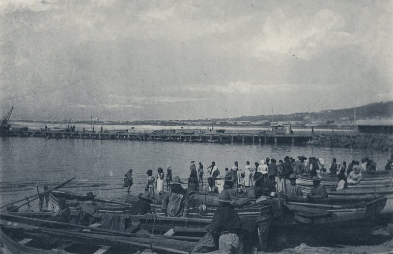 द फिश मार्केट, केप टाउन (बी/डब्ल्यू फोटो) द्वारा दक्षिण अफ्रीकी फोटोग्राफर