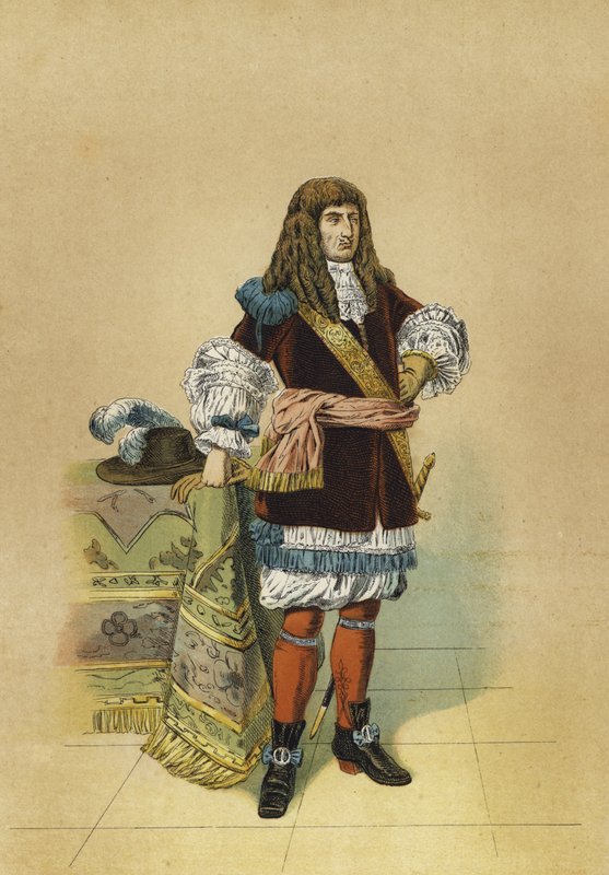 लुई XIV, फ्रांस के राजा, 1680 द्वारा स्पेनिश स्कूल