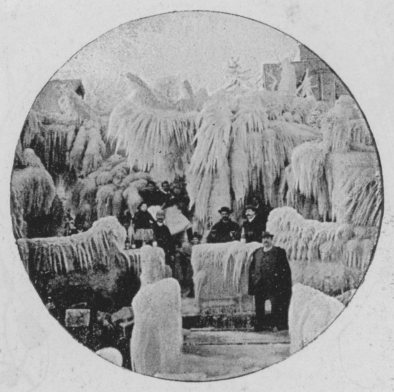 जिनेवा, शीतकालीन 1896 में बाइस प्रभाव (बी / डब्ल्यू फोटो) द्वारा स्विस फोटोग्राफर