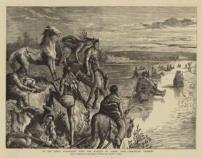 ग्रेट नॉर्थ-वेस्ट में लोर्ने के Marquis के साथ, XVIII, ब्लैकफुट क्रॉसिंग द्वारा सिडनी प्रायर हॉल