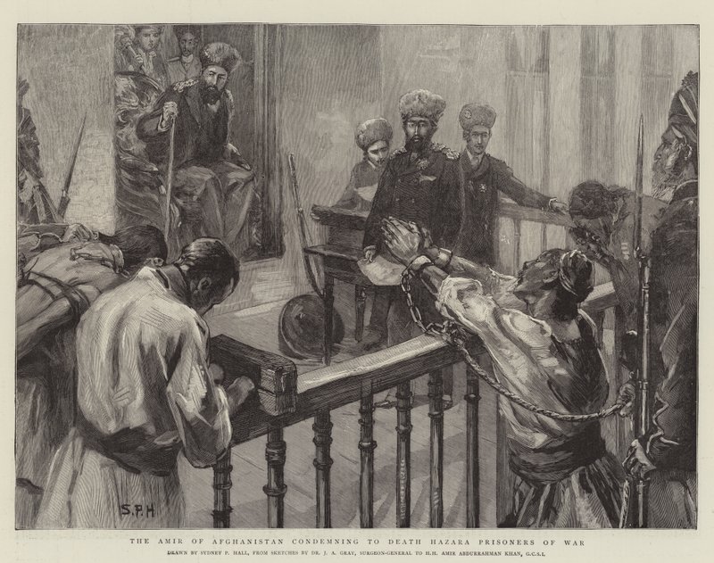 अफगानिस्तान के अमीर युद्ध के हजारा कैदियों की मौत की निंदा करते हैं द्वारा सिडनी प्रायर हॉल