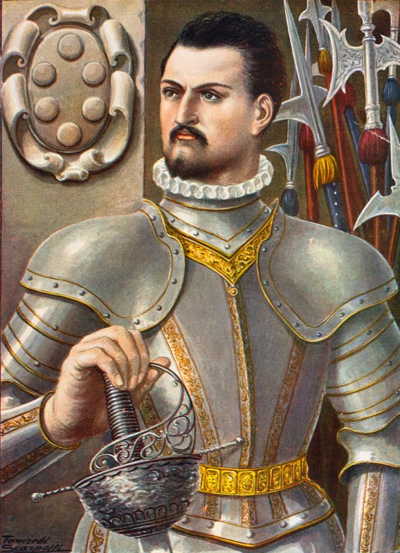 Giovanni de Medici को Bande Nere के नाम से भी जाना जाता है द्वारा टेंक्रेडी स्कार्पेलि
