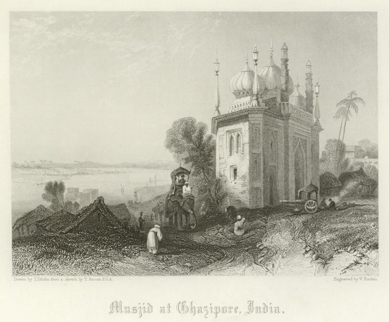 Musjid at Ghazipore, India  द्वारा थॉमस कॉलमैन डिबिन