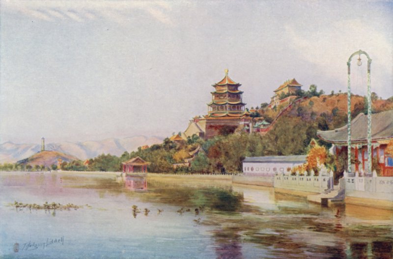 पीकिंग, स्वर्गीय महारानी का मंडप, समर पैलेस द्वारा थॉमस हॉजसन लिडेल