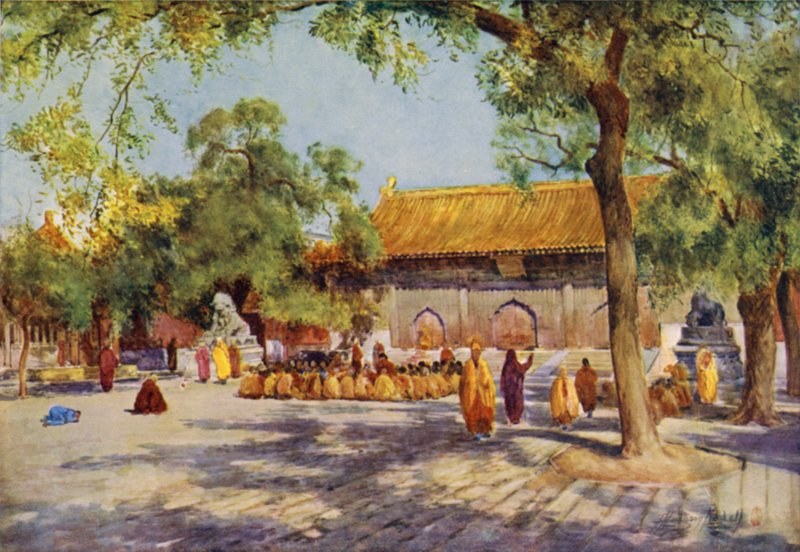 पेकिंग, लामा मंदिर द्वारा थॉमस हॉजसन लिडेल