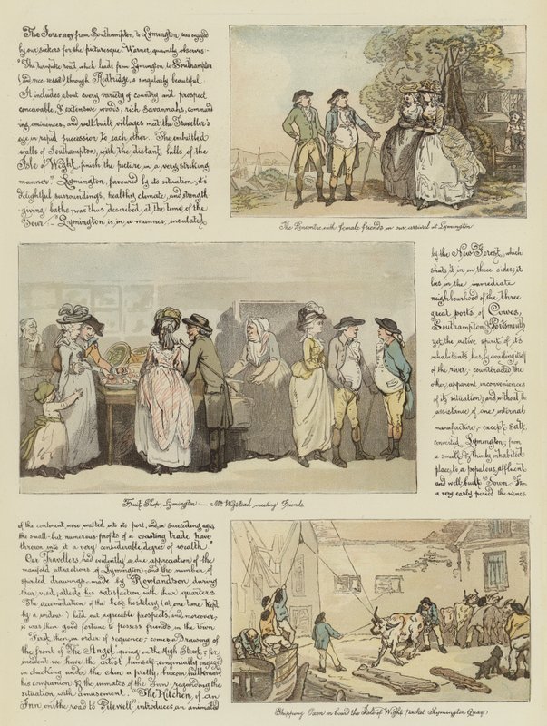 एक पोस्ट चेज़ में रॉलैंड्सन का दौरा, 1782 (क्रोमोलिथो) द्वारा थॉमस रोलैंड्सन