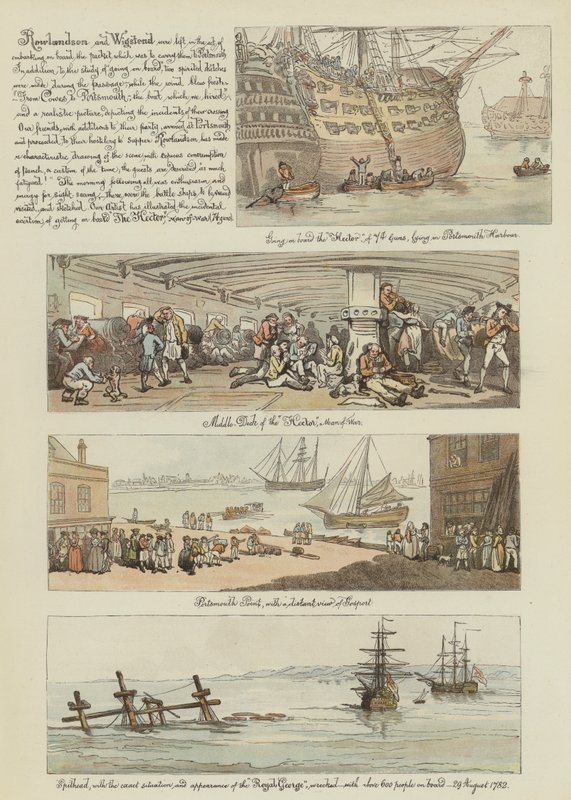 एक पोस्ट चेज़ में रॉलैंड्सन का दौरा, 1782 (क्रोमोलिथो) द्वारा थॉमस रोलैंड्सन