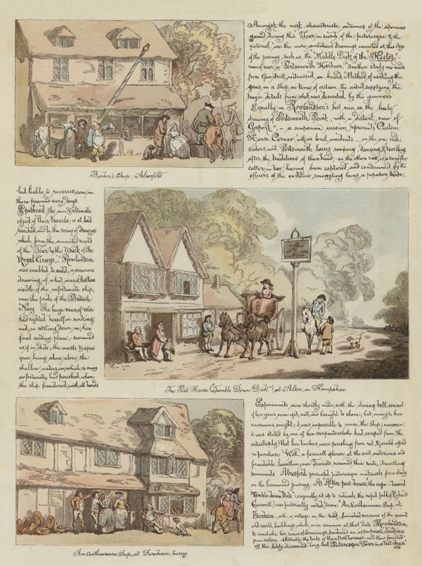 एक पोस्ट चेज़ में रॉलैंड्सन का दौरा, 1782 (क्रोमोलिथो) द्वारा थॉमस रोलैंड्सन