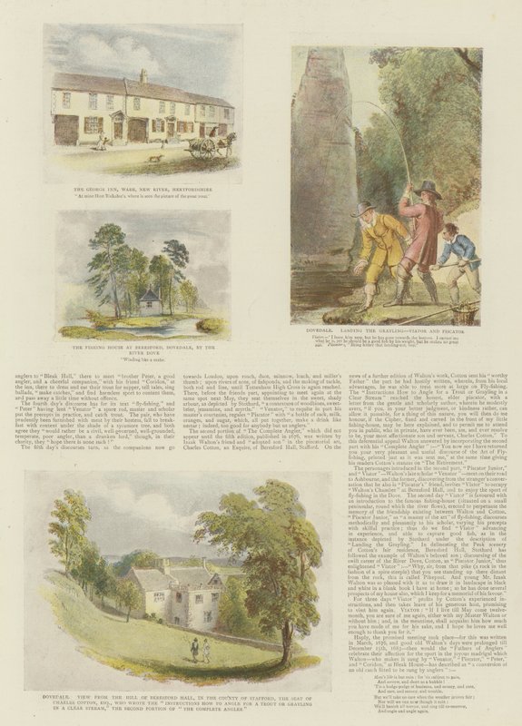 द इज़ाक वाल्टन और चार्ल्स कॉटन (क्रोमोलिथो) द्वारा पूर्ण एंगलर द्वारा थॉमस स्टॉथर्ड