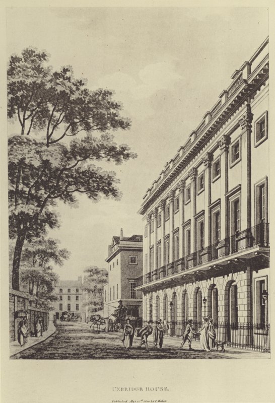 बर्लिंगटन गार्डन (लिथो) में बैंक ऑफ इंग्लैंड की पश्चिमी शाखा द्वारा थॉमस (बाद) माल्टन