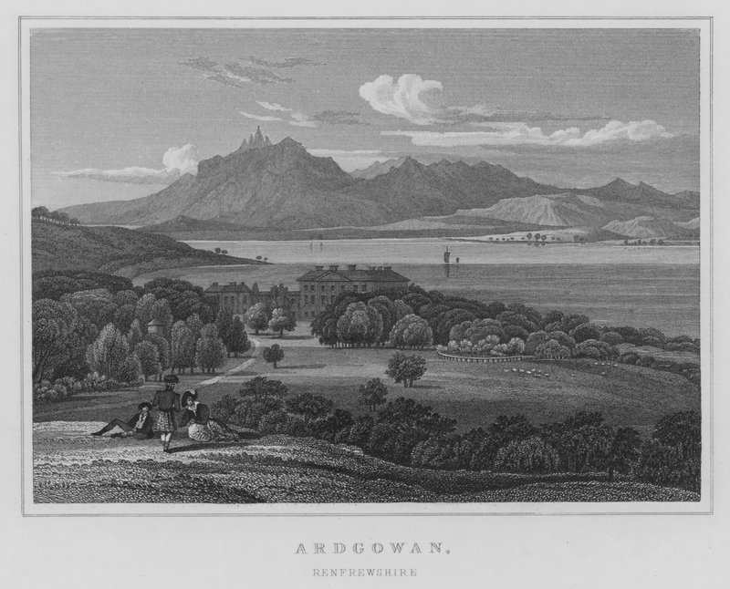 अर्दगोवन, रेनफ्रूशायर (उत्कीर्णन) द्वारा थॉमस होसमर शेफर्ड