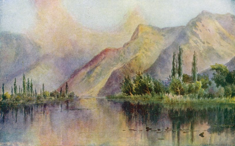 डल झील पर गुग्गिरबल पॉइंट द्वारा अज्ञात अज्ञात