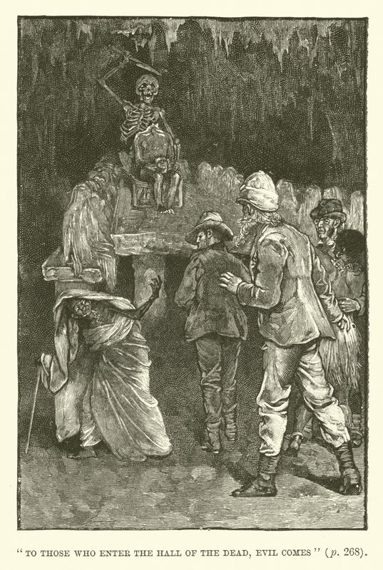 एच राइडर हैगार्ड द्वारा किंग सोलोमन माइंस के लिए चित्रण द्वारा वाल्टर पेजेट