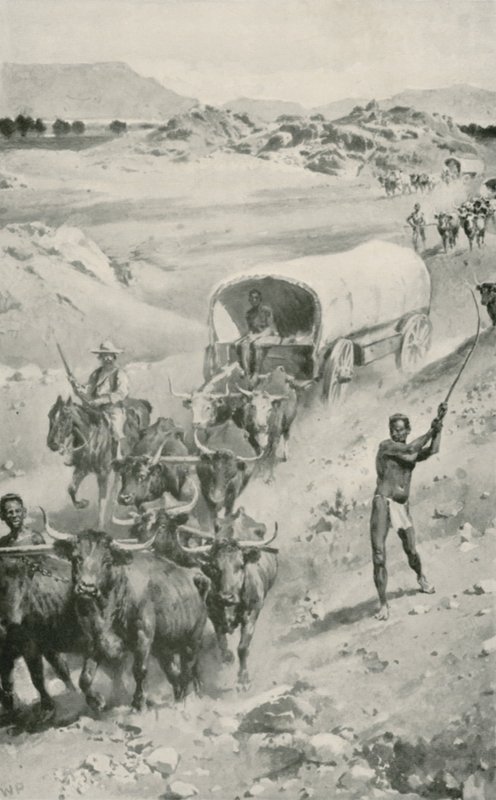 1835-36 में नेट के लिए द ग्रेट बोअर ट्रेक द्वारा वाल्टर स्टेनली पेजेट
