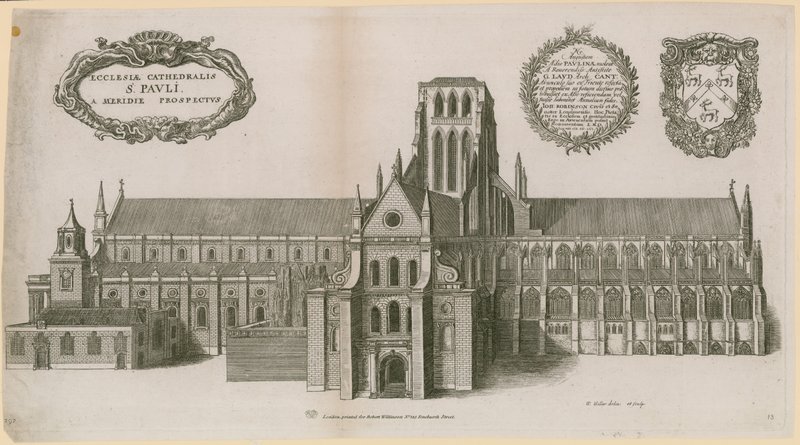सेंट पॉल कैथेड्रल, लंदन द्वारा Wenceslaus Hollar