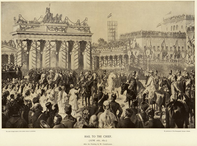 1871 में बर्लिन में ओटो वॉन बिस्मार्क द्वारा विल्हेम कैंपहॉसन