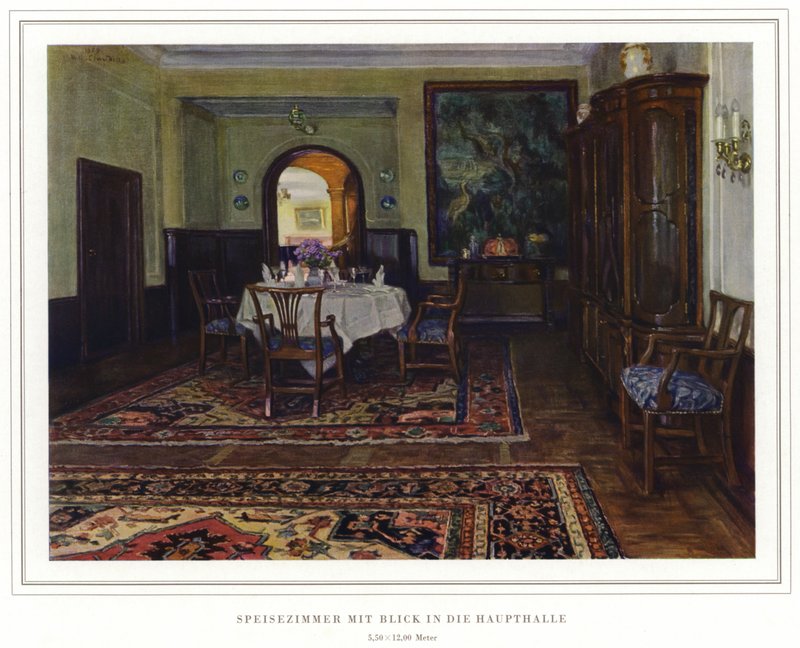 कालीन निर्माताओं का व्यवसाय Halbmond-Teppichfabrik Von Koch Und Te Kock (कलर लिथो) द्वारा विल्हेम लुडविग हेनरिक क्लॉडियस