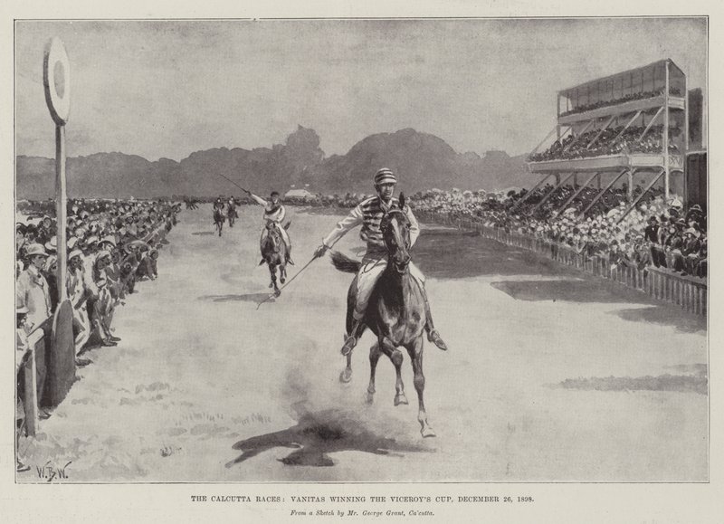 26 दिसंबर 1898 को कलकत्ता दौड़, वनितास ने वाइसराय कप जीता द्वारा विलियम बार्न्स ऊन