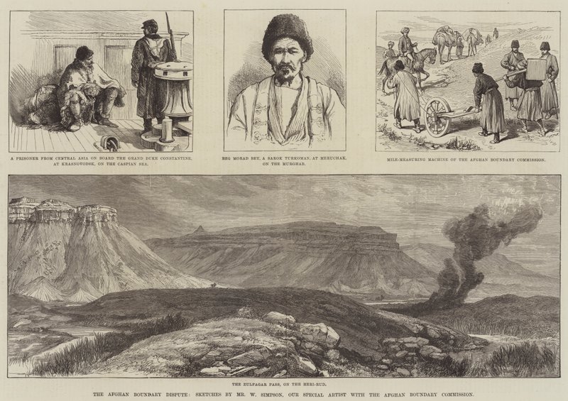 अफगान सीमा विवाद द्वारा विलियम क्रीमिया सिम्पसन