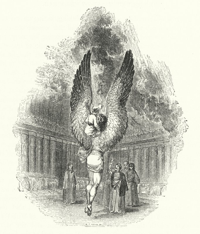 एफ़्रीत दहनाश (उत्कीर्णन) के कंधों पर हसन द्वारा विलियम (बाद) हार्वे