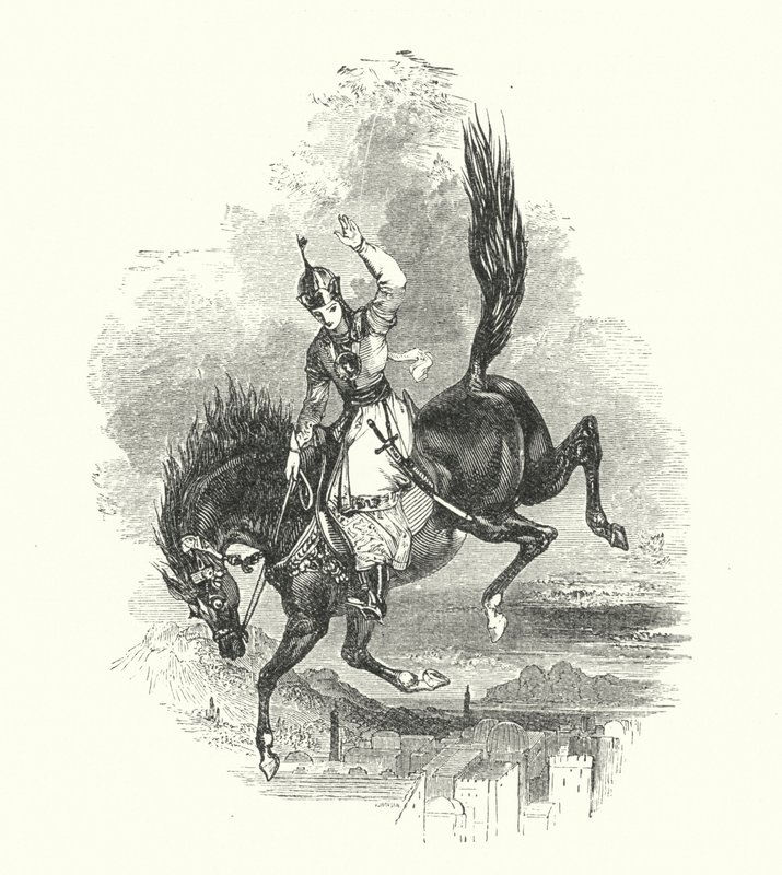 जादू का घोड़ा (उत्कीर्णन) द्वारा विलियम (बाद) हार्वे