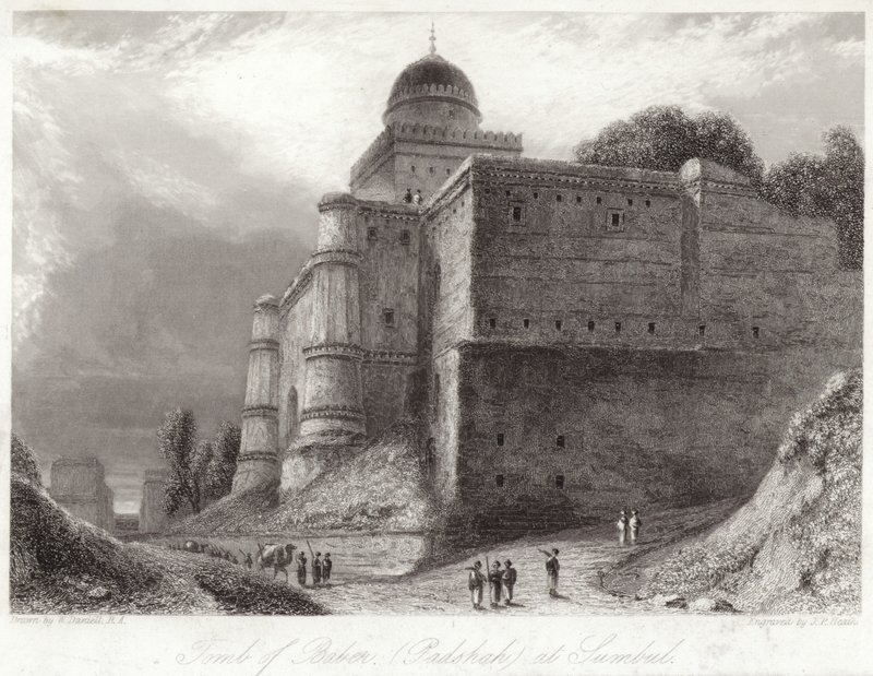 सुम्बुल बाबर पर बाबर का मकबरा द्वारा विलियम डेनियल