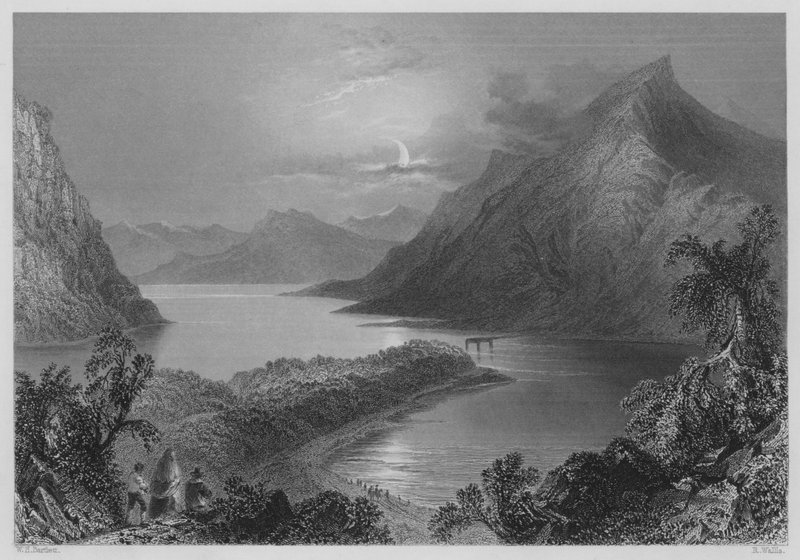 लफ इना, कोनेमारा (उत्कीर्णन) द्वारा विलियम हेनरी (बाद) बार्टलेट