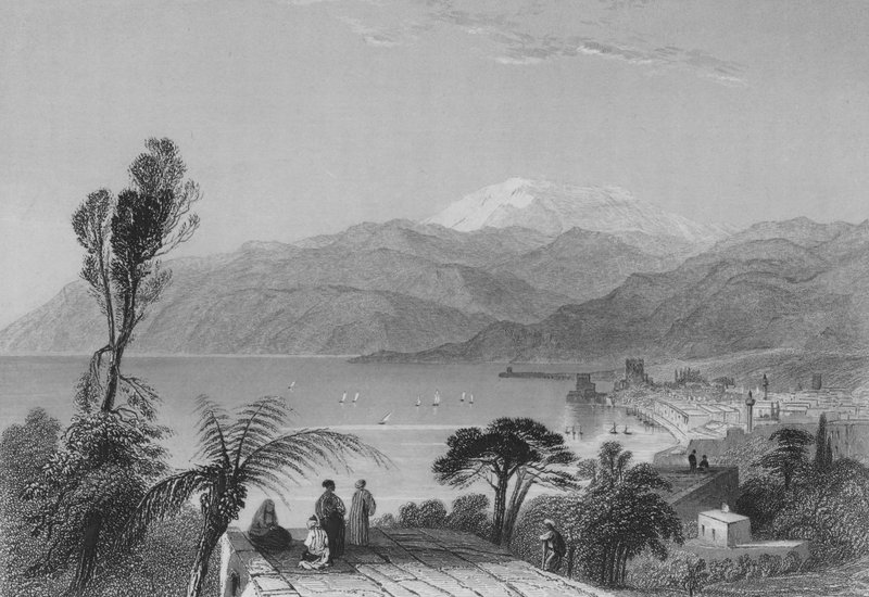 माउंट लेबनान (उत्कीर्णन) द्वारा विलियम हेनरी बार्टलेट