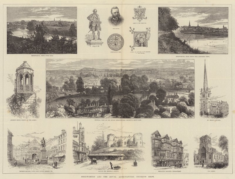 Shrewsbury और रॉयल कृषि सोसायटी का शो द्वारा विलियम हेनरी जेम्स नाव