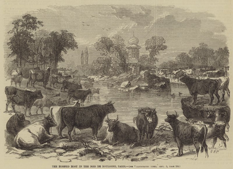 Bois de Boulogne, पेरिस में हॉर्नड होस्ट द्वारा विलियम हेनरी प्रायर
