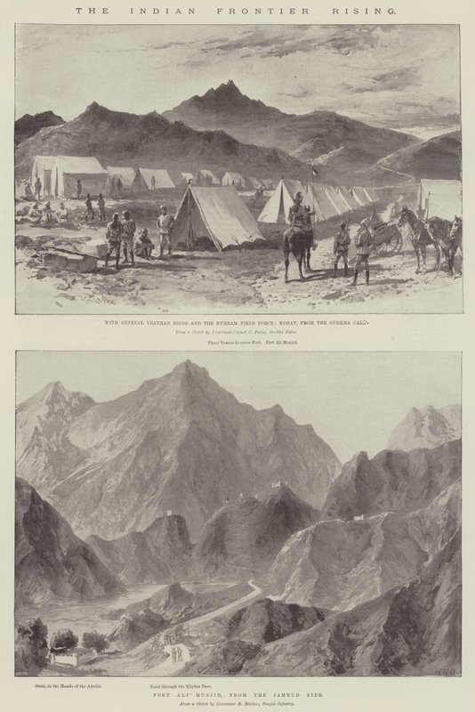 द इंडियन फ्रंटियर राइजिंग द्वारा विलियम हेशम ओवरेंड