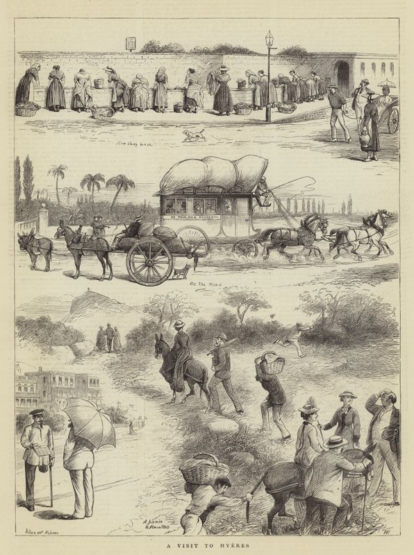 Hyeres के लिए एक यात्रा द्वारा विलियम राल्स्टन