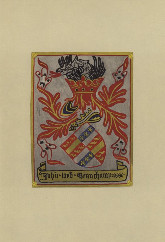 सर जॉन ब्यूचैम्प, पोवाइक के स्वामी ब्यूचैम्प, 1445-1475 (क्रोमोलिथो) द्वारा विलियम सेंट जॉन होप